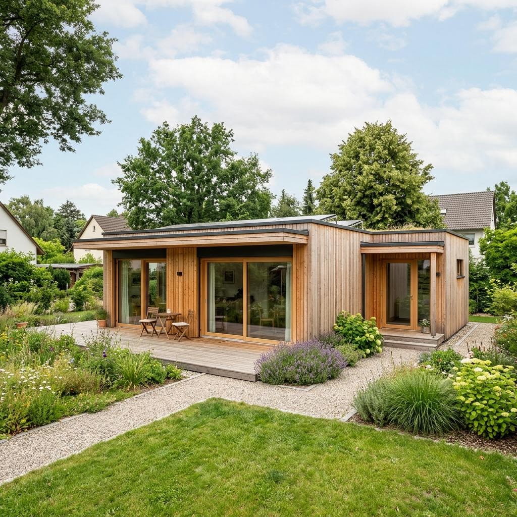 Modulhaus Modulhaus Autark des Herstellers Wohnwagon — Massivholzbau mit 95 m²