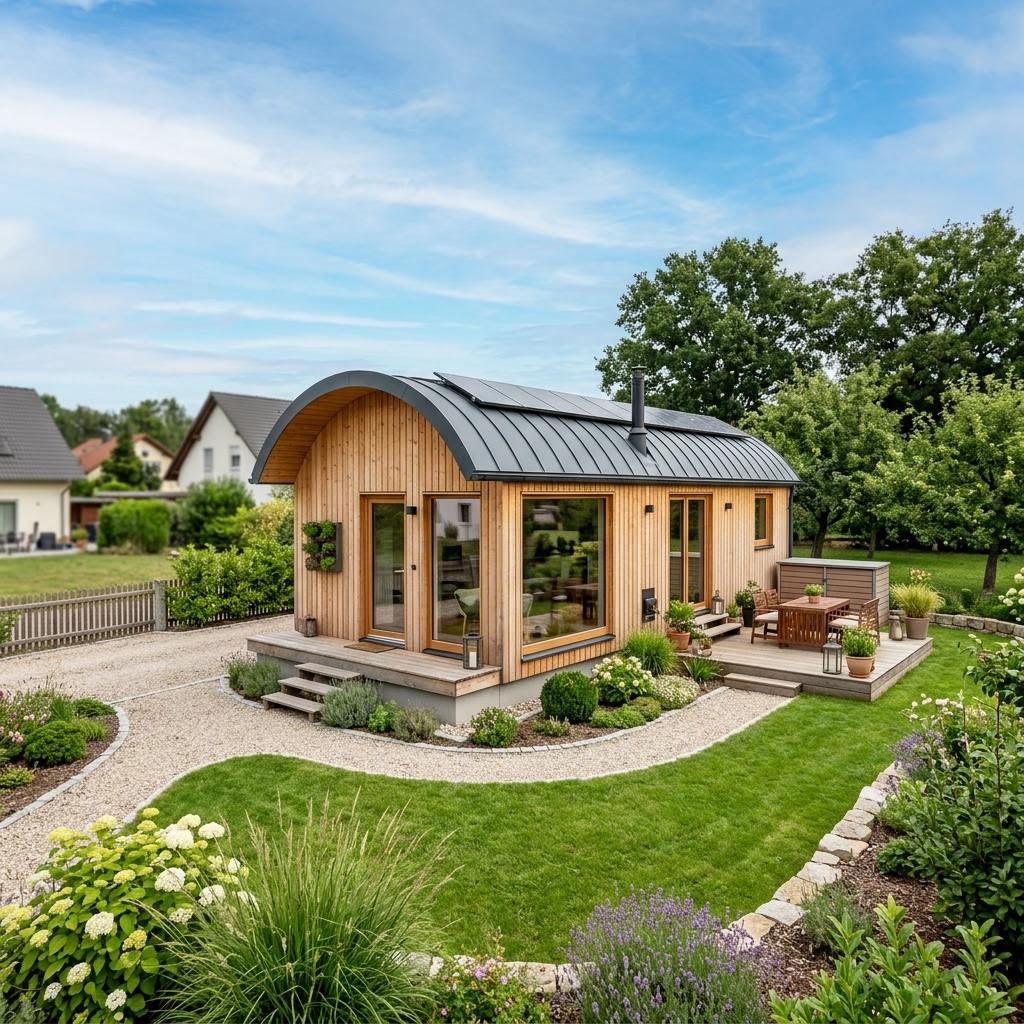 Tiny House Tiny House Autark 33 des Herstellers Wohnwagon — Tonnendach, 33 m²