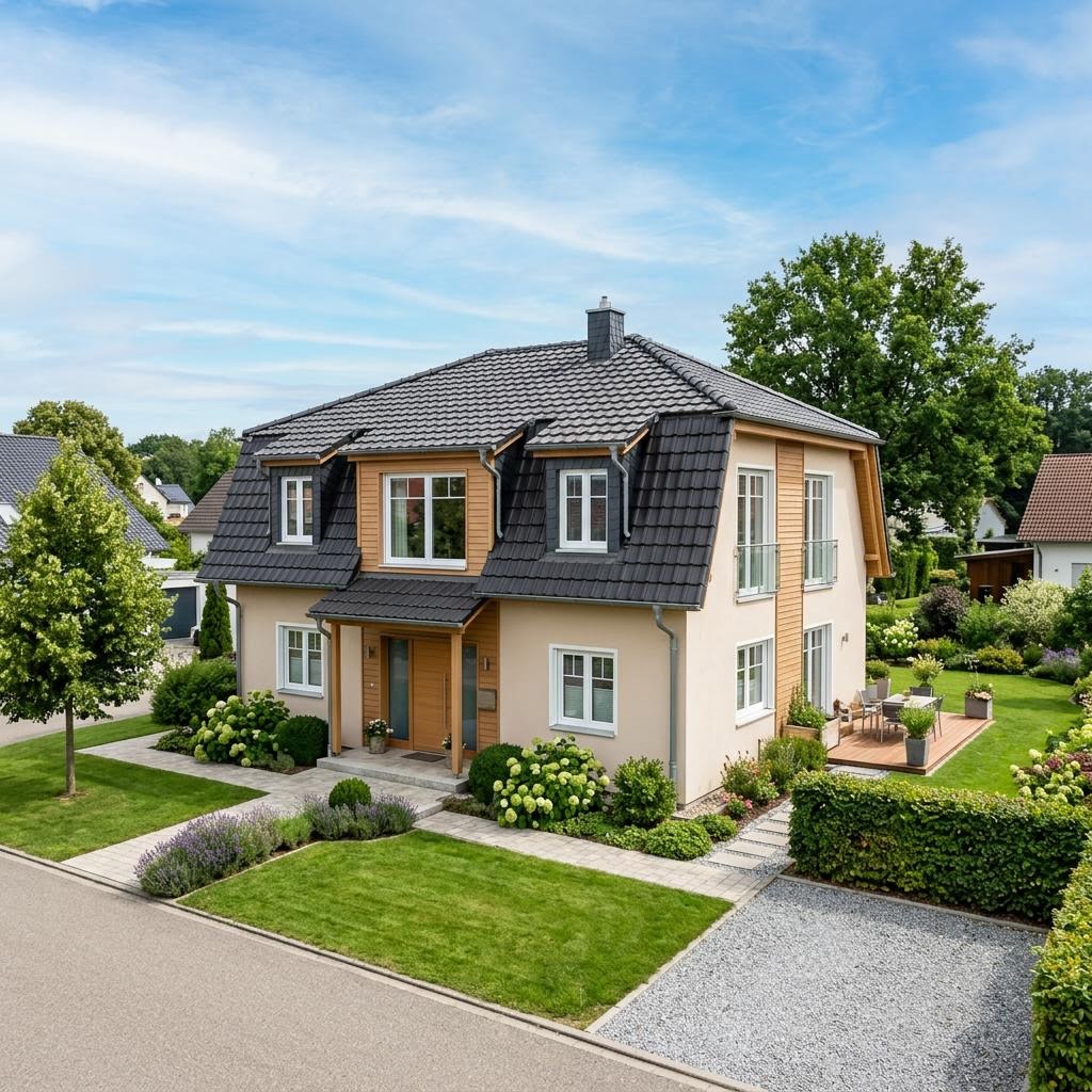 Einfamilienhaus Edition Mansarde 150 des Herstellers WOLF-HAUS mit Mansarddach — 150 m²