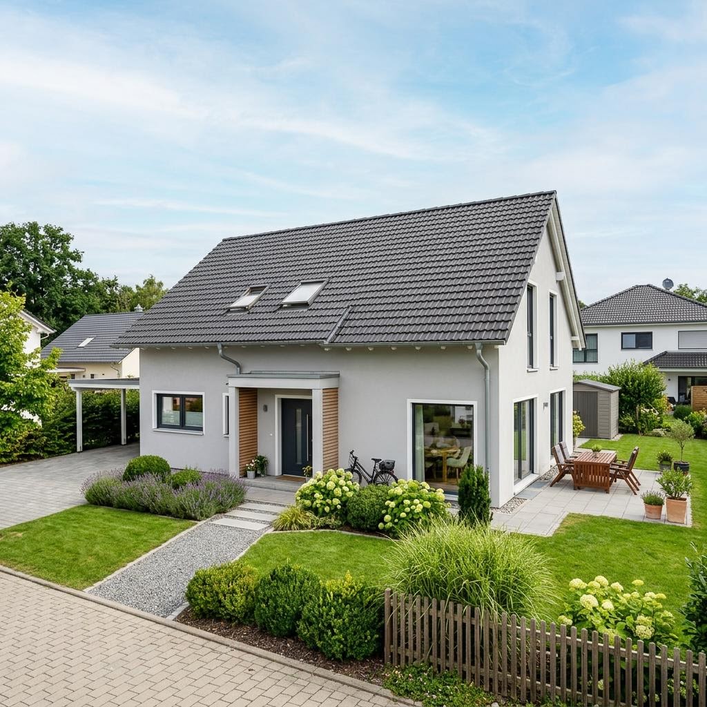 Bausatzhaus BGL 154 des Herstellers Ytong Bausatzhaus — Porenbeton-Massivbau mit 154 m²
