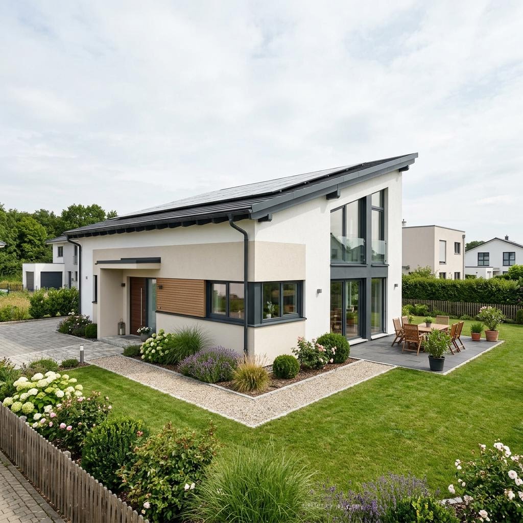 Bausatzhaus BGL 168 des Herstellers Ytong Bausatzhaus — Porenbeton-Massivbau mit 168 m²