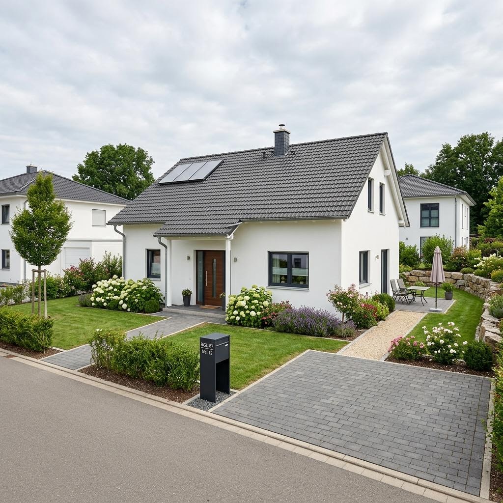 Bausatzhaus BGL 87 des Herstellers Ytong Bausatzhaus — Porenbeton-Massivbau mit 87 m²