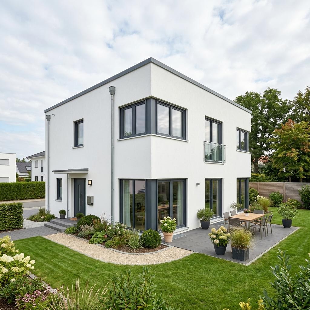 Bausatzhaus BHS 146 des Herstellers Ytong Bausatzhaus — Porenbeton-Massivbau mit 146 m²
