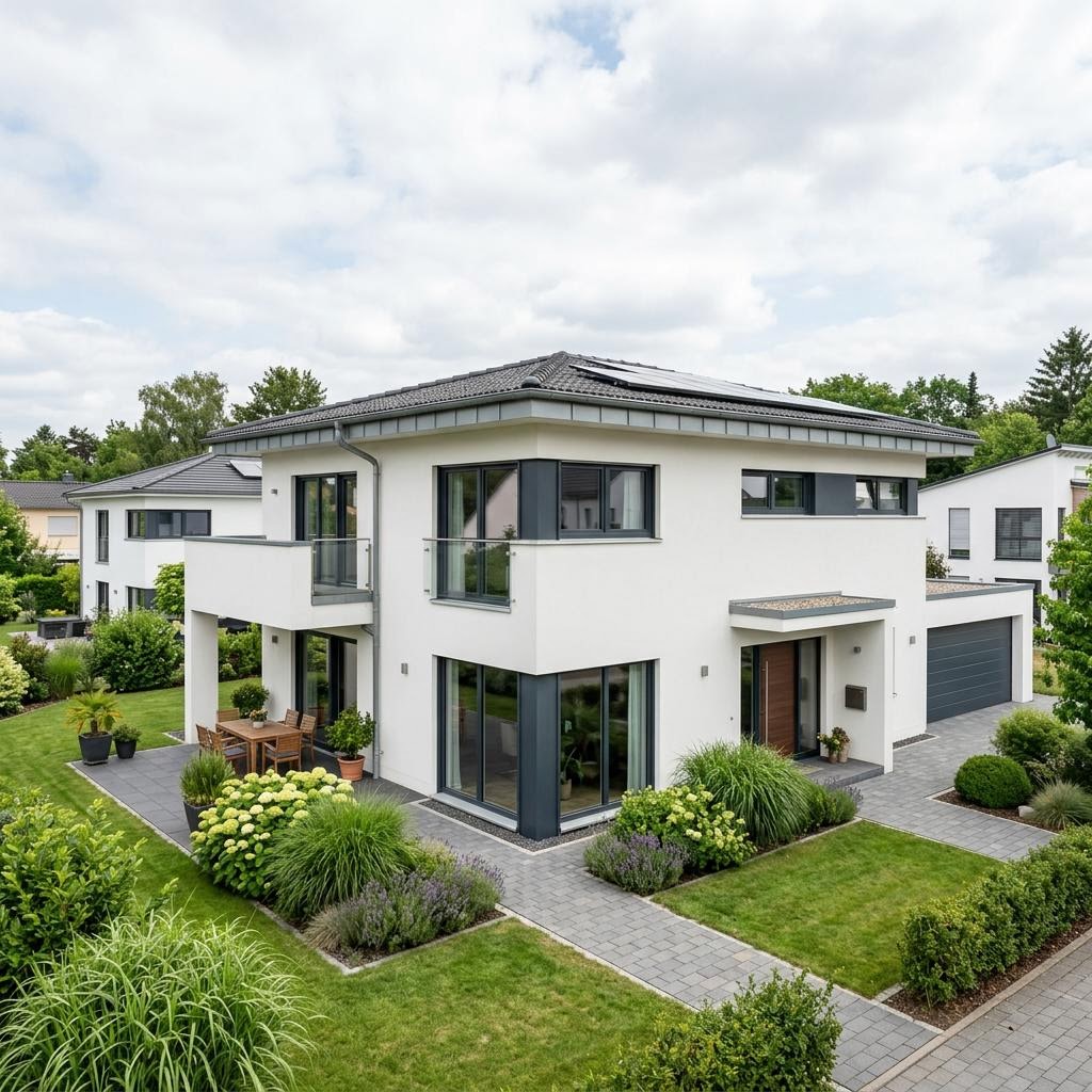 Bausatzhaus BHS 182 des Herstellers Ytong Bausatzhaus — Porenbeton-Massivbau mit 175 m²