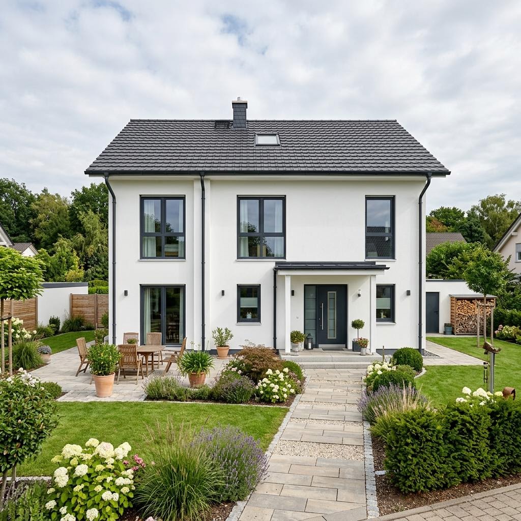 Bausatzhaus EFH 136 des Herstellers Ytong Bausatzhaus — Porenbeton-Massivbau mit 137 m²