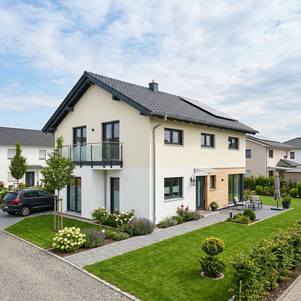 Bausatzhaus EFH 146 des Herstellers Ytong Bausatzhaus — Porenbeton-Massivbau mit 144 m²