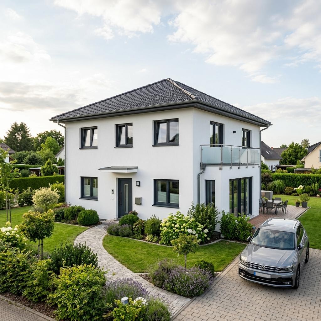 Bausatzhaus EFH 148 des Herstellers Ytong Bausatzhaus — Porenbeton-Massivbau mit 148 m²
