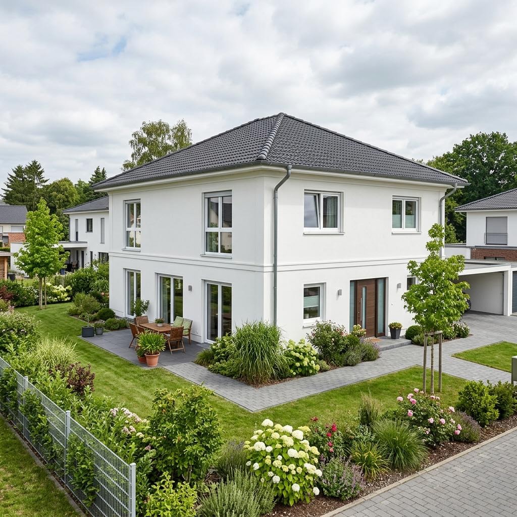 Bausatzhaus STV 107 des Herstellers Ytong Bausatzhaus — Porenbeton-Massivbau mit 108 m²